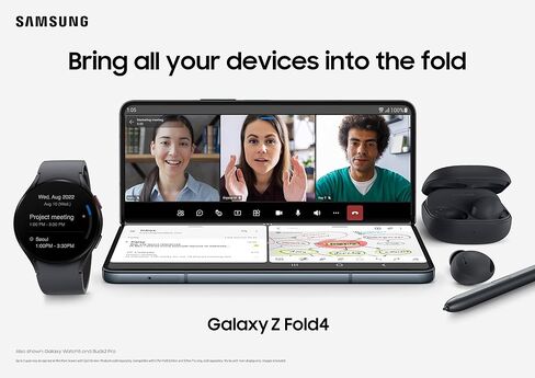 Samsung Galaxy Z Fold 4 SM-F936U مفتوح من المصنع بسعة 512 جيجابايت، رمادي أخضر ممتاز in Kuwait