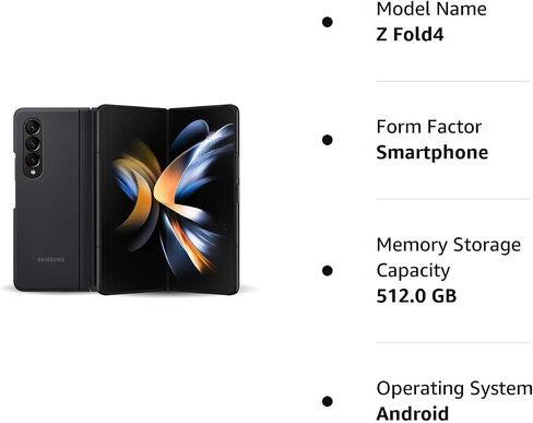 Samsung Galaxy Z Fold 4 SM-F936U مفتوح من المصنع بسعة 512 جيجابايت، رمادي أخضر ممتاز in Kuwait