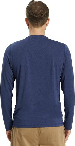 قمصان رياضية للرجال بأكمام طويلة بعامل حماية من أشعة الشمس 50+، قمصان رياضية سريعة الجفاف للجري والصيد والمشي لمسافات طويلة in Kuwait