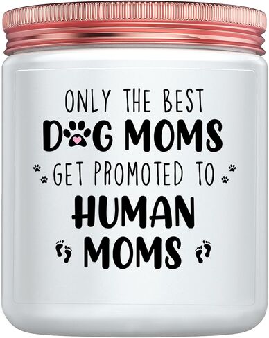 New Mom Gifts for Women, Pregnant First Time New Mom, Mothers Day Christmas Dog Mom Gift Lavender Candle in Saudi Arabia