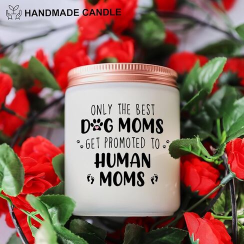 New Mom Gifts for Women, Pregnant First Time New Mom, Mothers Day Christmas Dog Mom Gift Lavender Candle in Saudi Arabia