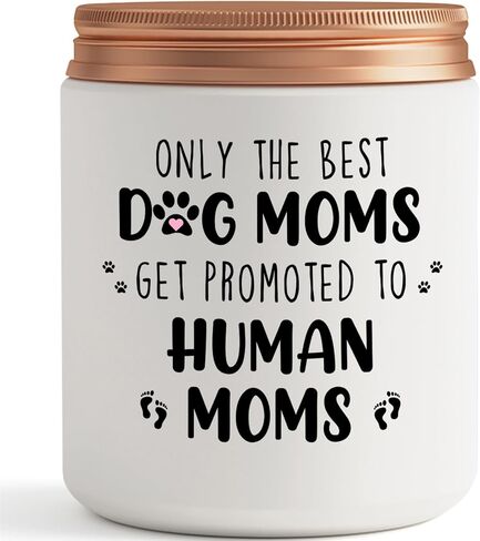 New Mom Gifts for Women, Pregnant First Time New Mom, Mothers Day Christmas Dog Mom Gift Lavender Candle in Saudi Arabia