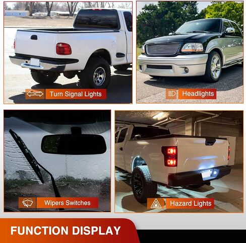 Nilight Turn Signal Switch متوافق مع 1999 2000 2001 2002 2003 Ford Ranger Explorer Sport Trac F-150 F150 1999-2004 Mazda B2300 B2500 B3000 B4000 1999-2001 Mercury Mountaineer، ضمان لمدة عامين in Saudi Arabia