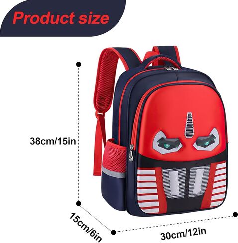Backpack for Boys School Backpack for Kids 3D Anime Boys Backpack School Bag Students Book Bag for Primary in Saudi Arabia
