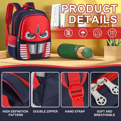 Backpack for Boys School Backpack for Kids 3D Anime Boys Backpack School Bag Students Book Bag for Primary in Saudi Arabia