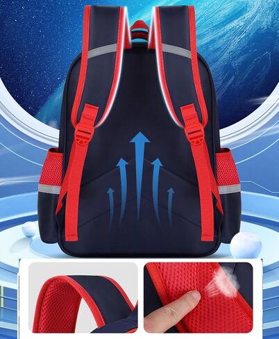 Backpack for Boys School Backpack for Kids 3D Anime Boys Backpack School Bag Students Book Bag for Primary in Saudi Arabia