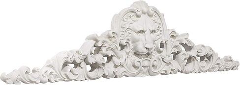 Design Toscano Remoulage Lion Sculptural Wall Pediment in Saudi Arabia