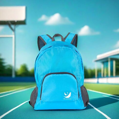 Packable Backpack - Lightweight Durable Waterproof Small Foldable Hiking Backpack for Versatile Usage - Black in Saudi Arabia