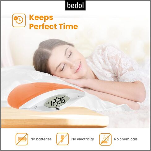 – Recyclable & Eco-Friendly Water Clock – Alarm Clock Without Batteries or Electricity – Clock for Bedroom – Easy to Set Modern Clock – Clocks with Fun Design – Water Powered Clock – 4"x 3 ½" in Saudi Arabia
