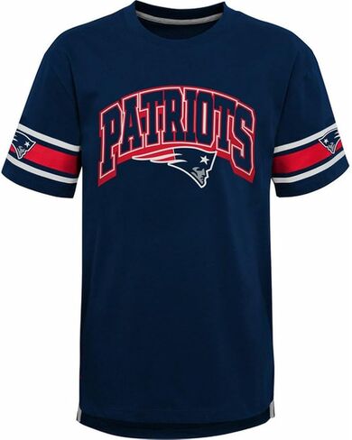 NFL Kids Youth 8-20 Victorious Team Color Cotton Primary Logo Short Sleeve Fashion Official Football T-Shirt in Saudi Arabia