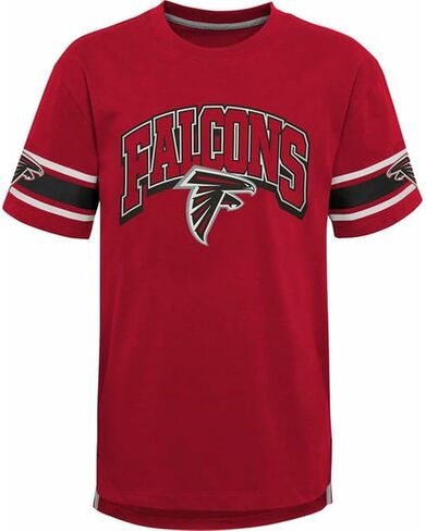 NFL Kids Youth 8-20 Victorious Team Color Cotton Primary Logo Short Sleeve Fashion Official Football T-Shirt in Saudi Arabia
