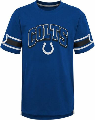 NFL Kids Youth 8-20 Victorious Team Color Cotton Primary Logo Short Sleeve Fashion Official Football T-Shirt in Saudi Arabia