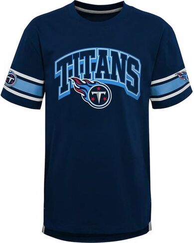 NFL Kids Youth 8-20 Victorious Team Color Cotton Primary Logo Short Sleeve Fashion Official Football T-Shirt in Saudi Arabia