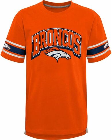 NFL Kids Youth 8-20 Victorious Team Color Cotton Primary Logo Short Sleeve Fashion Official Football T-Shirt in Saudi Arabia