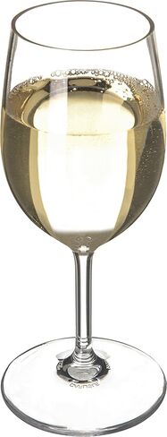 منتجات Carlisle FoodService Products Alibi Wine Glass للمطاعم والمطاعم والمطابخ والبلاستيك، 8 أونصة، شفاف، (عبوة من 24 قطعة) in Saudi Arabia