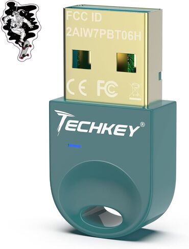 USB Bluetooth Adapter 5.3 for Desktop PC, Really Plug & Play Mini Bluetooth V16 EDR Dongle Receiver & Transmitter for Laptop Computer Bluetooth Windows 11/10/8.1-RAL 8011 in Saudi Arabia
