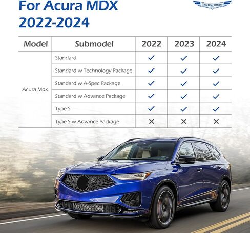 لسجادات أرضية Acura MDX 2024 2023 2022 لبطانات الحمولة للصف الأول والثاني والثالث، سجادة صندوق السيارة لجميع الأحوال الجوية لملحقات Acura MDX 2022-2024، لبطانات الأرضية المطاطية من النوع القياسي Acura MDX مجموعة كاملة in Kuwait