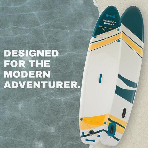 Pacific Spirit Paddle Co | The Canmore | Inflatable Stand Up Paddleboard | 10'6" Long 31" Wide | All Accessories Included | Lightweight and Durable in Saudi Arabia