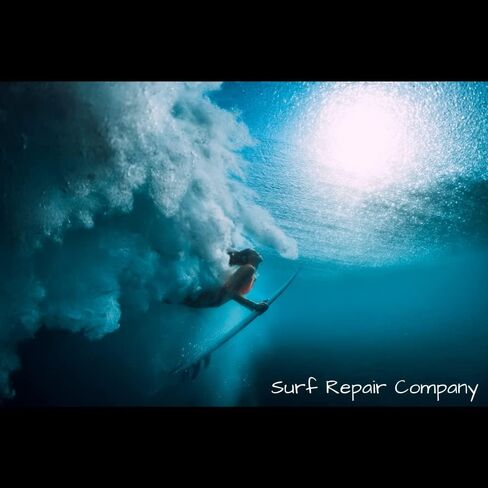 مقود Bomber Premium Surfboard من شركة Surf Repair Co. | سلك بولي يوريثان عالي القوة، مقود مقاوم للتشابك مع نظام دوار مزدوج، حبل ساق مستقيم لجميع أنواع ألواح ركوب الأمواج وألواح التجديف (أسود شفاف، 7 بوصات) in Saudi Arabia