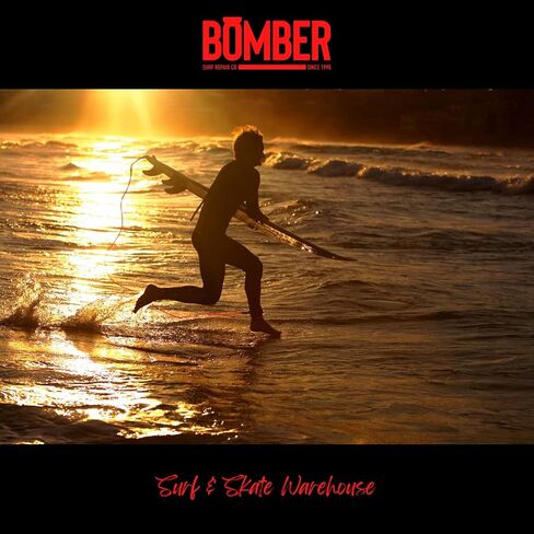 مقود Bomber Premium Surfboard من شركة Surf Repair Co. | سلك بولي يوريثان عالي القوة، مقود مقاوم للتشابك مع نظام دوار مزدوج، حبل ساق مستقيم لجميع أنواع ألواح ركوب الأمواج وألواح التجديف (أسود شفاف، 7 بوصات) in Saudi Arabia