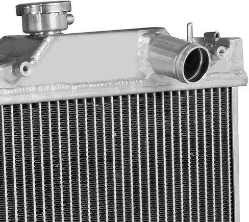 DNA Motoring RA-MM90-2 2-Row Full Aluminum Radiator, 1 Pack,Metallic in Saudi Arabia