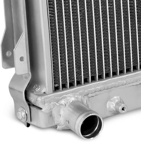 DNA Motoring RA-MM90-2 2-Row Full Aluminum Radiator, 1 Pack,Metallic in Saudi Arabia