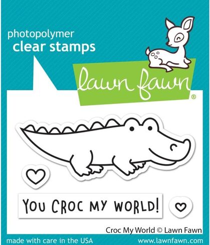 لون فاون - Croc My World - تمساح - مجموعة طوابع وقوالب - حزمة مكونة من قطعتين in Saudi Arabia