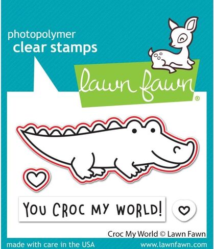 لون فاون - Croc My World - تمساح - مجموعة طوابع وقوالب - حزمة مكونة من قطعتين in Saudi Arabia