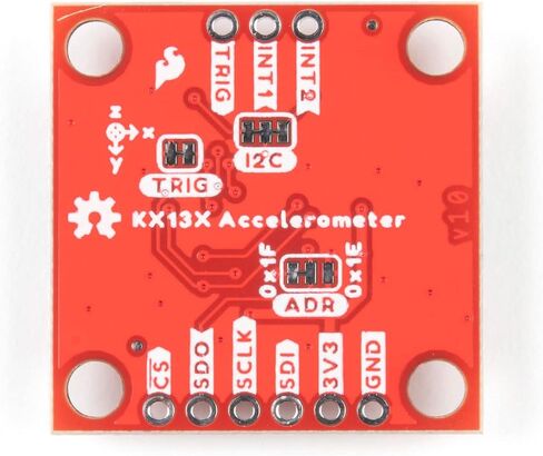 SparkFun Triple Axis Accelerometer Breakout - KX132 (Qwiic)-Digital Low-power-16-bit Resolution Three-axis Accelerometer-Freefall-Directional Tap-Double-Tap-Tilt Orientation Detection in Saudi Arabia