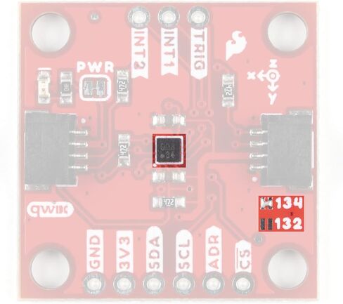 SparkFun Triple Axis Accelerometer Breakout - KX132 (Qwiic)-Digital Low-power-16-bit Resolution Three-axis Accelerometer-Freefall-Directional Tap-Double-Tap-Tilt Orientation Detection in Saudi Arabia