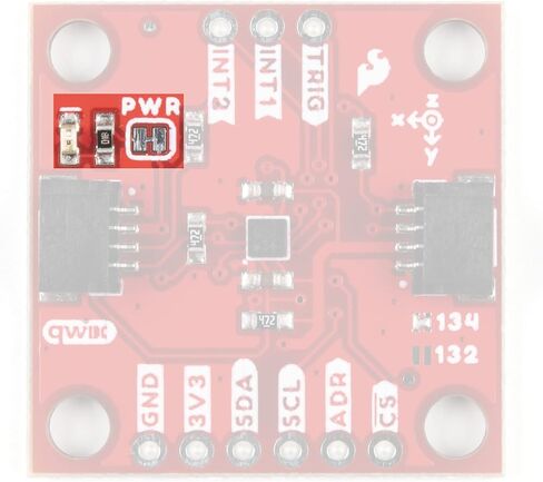 SparkFun Triple Axis Accelerometer Breakout - KX132 (Qwiic)-Digital Low-power-16-bit Resolution Three-axis Accelerometer-Freefall-Directional Tap-Double-Tap-Tilt Orientation Detection in Saudi Arabia