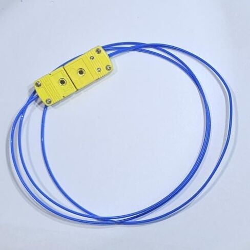 K-Type Thermocouple Extension Cable 1m, Mini Flat Type Male to Female Connectors, Temperature Sensor Patch Cable in Saudi Arabia