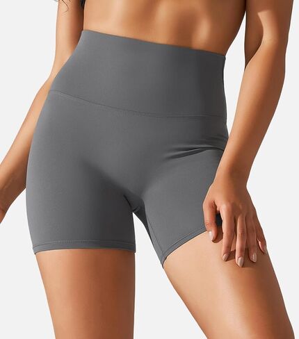 Orolay Workout Shorts for Women - Naked Feeling Biker Shorts Yoga Soft High Waisted Moisture Wicking Running Shorts in Saudi Arabia