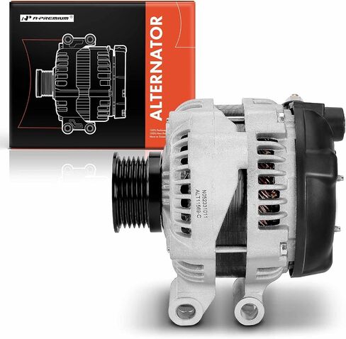 مولد كهربائي ممتاز متوافق مع Land Rover Range Rover/Range Rover Sport 2006-2009 4.2L 4.4L, LR3 2005-2009 4.4L, 12V 150A 6-Groove Pullie في اتجاه عقارب الساعة، استبدال # YLE500390، 1042103691 in Saudi Arabia