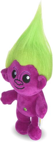 Toys for Dogs | 9 Inch Plush Dog Toy with Green Hair and Purple Body | Dog Toy with Squeaker | Plush Fabric Soft Medium Squeaky Dog Toy from Trolls in Saudi Arabia