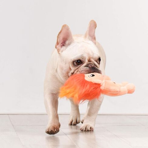 Toys for Dogs | 9 Inch Plush Dog Toy with Green Hair and Purple Body | Dog Toy with Squeaker | Plush Fabric Soft Medium Squeaky Dog Toy from Trolls in Saudi Arabia