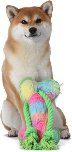 Toys for Dogs | 9 Inch Plush Dog Toy with Green Hair and Purple Body | Dog Toy with Squeaker | Plush Fabric Soft Medium Squeaky Dog Toy from Trolls in Saudi Arabia
