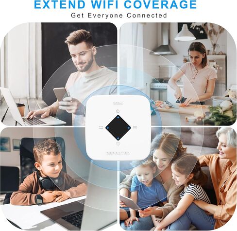 2024 WiFi Range Extender, Coverage up to 4500sq.ft and 30 Devices, Wireless Internet Repeater and Signal Amplifier, 1-Tap Setup Top06 in Saudi Arabia