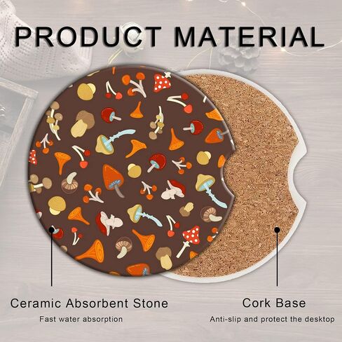 Flag Absorbent Car Mexico Smoke Cup Holder Coaster 2 Pack,Ceramic Stone Coaster with a Finger Notch for Most Cars Interior in Saudi Arabia