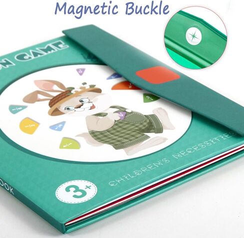 Magnetic Math Fraction Education Puzzle, Magnetic Kids Fraction Tiles Circles, Math Manipulatives for Elementary School, Math Teaching Aids with Finger Reading Stick in Saudi Arabia