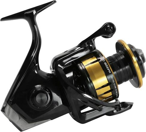 Okuma Tesoro Alumilite بكرة دوارة للمياه المالحة مقاومة للماء 13BB، TSR-10000Ha، أسود in Saudi Arabia