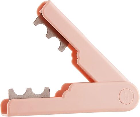 Rose Thorn Remover - Iron and Plastic surround.Ensuring Pain-Free Thorn Removal for Your Beautiful Roses! Effortlessly (Pink, 14cmx3.5cmx2.5cm) (PINK) in Saudi Arabia