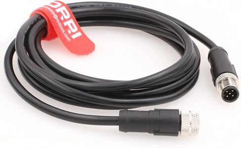 DRRI M12 Sensor Connector 5pin A Code Male to Female Molded Industrial Cable for Robots and Drag Chains in Saudi Arabia
