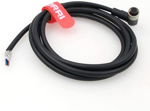 DRRI M12 Sensor Connector 5pin A Code Male to Female Molded Industrial Cable for Robots and Drag Chains in Saudi Arabia