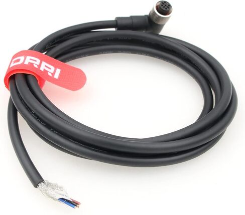 DRRI M12 Sensor Connector 5pin A Code Male to Female Molded Industrial Cable for Robots and Drag Chains in Saudi Arabia