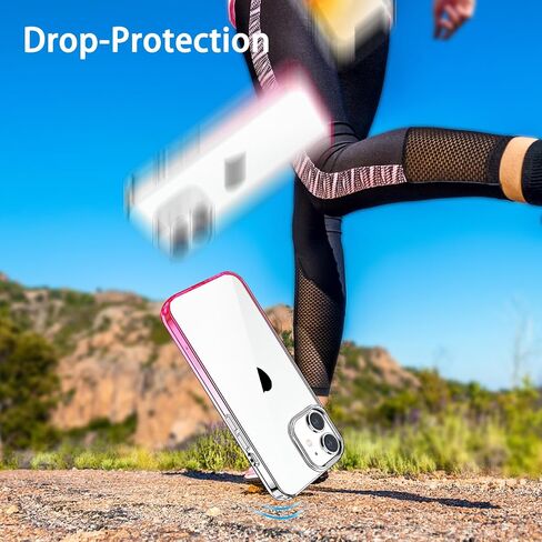 JJGoo متوافق مع حافظة iPhone 12 و12 Pro، حافظة هاتف شفافة مقاومة للصدمات، غطاء واقٍ خلفي صلب نحيف مضاد للخدش من البولي كربونات، شفاف in Kuwait