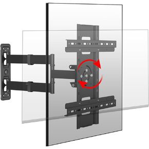 55 Vertical TV Wall Mount Swivel Tilt Rotate Arm Fits Most 32-60 inch LED LCD Flat Curved Screen, Vertical Screen TV Bracket, Full Motion 90 Degree Max VESA 400x400mm Up to 61.7lbs DY3260