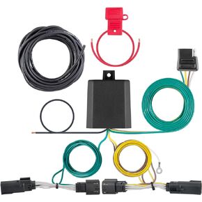 CURT 56343 Vehicle-Side Custom 4-Pin Trailer Wiring Harness, Fits Select Ford Flex , Black