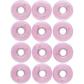 Sew Great Sewing Machine Prewound Bobbin 60 Weight Polyester Thread 12-Pack #412 Hot Chilies Red