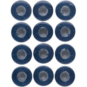 Sew Great Sewing Machine Prewound Bobbin 60 Weight Polyester Thread 12-Pack #412 Hot Chilies Red